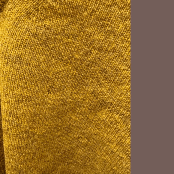 Lands’ End Lambswool Sweater | Mustard Yellow | Size XL | Vintage - Picture 2 of 5